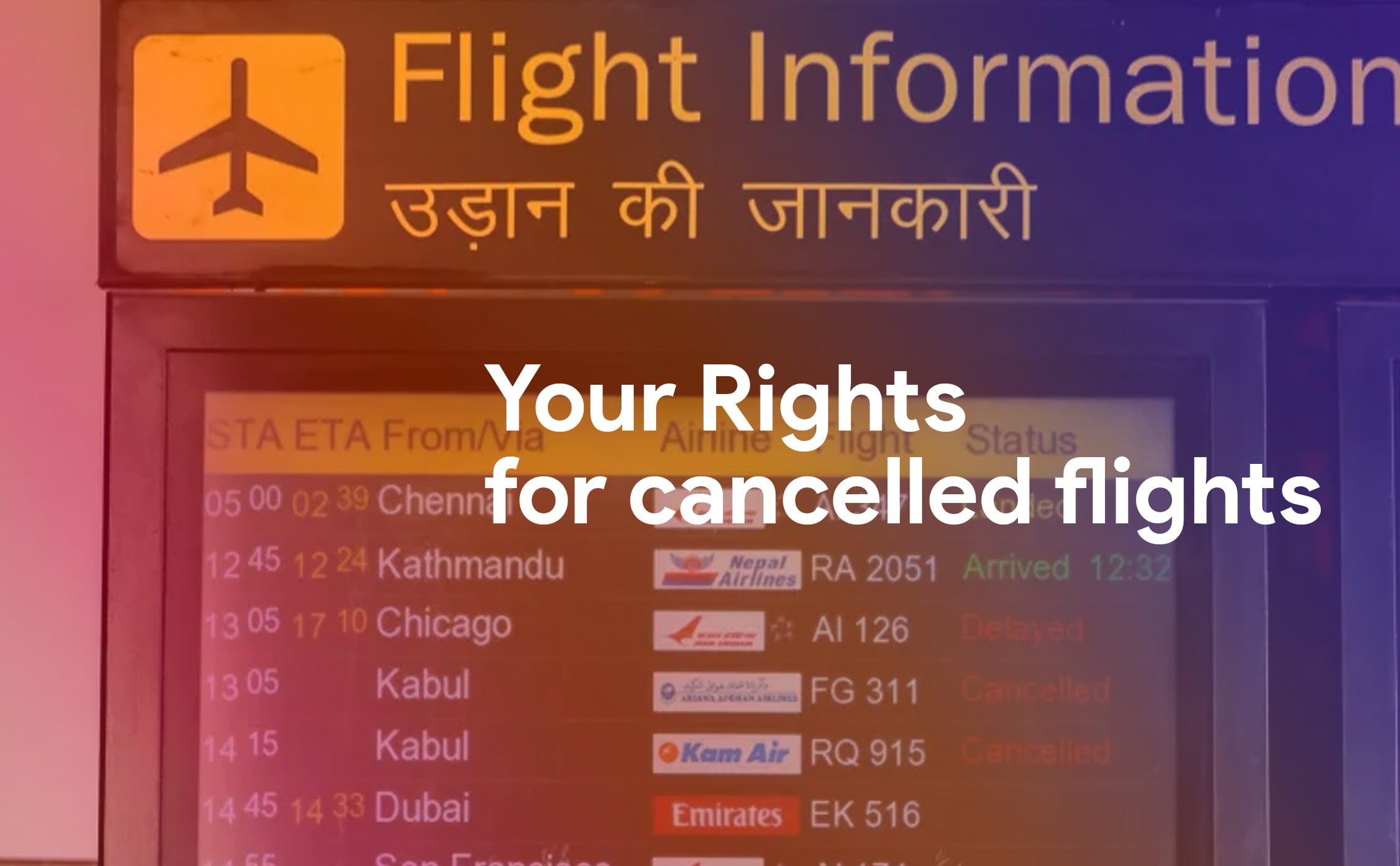 Your Rights If Your Flight Is Delayed In India: Compensation, Filing A ...